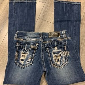 Like new Miss Me flare jeans